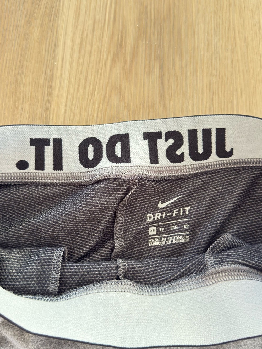 Nike Gray Fold-Over Waist Joggers - Picture 3 of 4